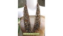 Beaded mix Pearls Fashion Necklaces